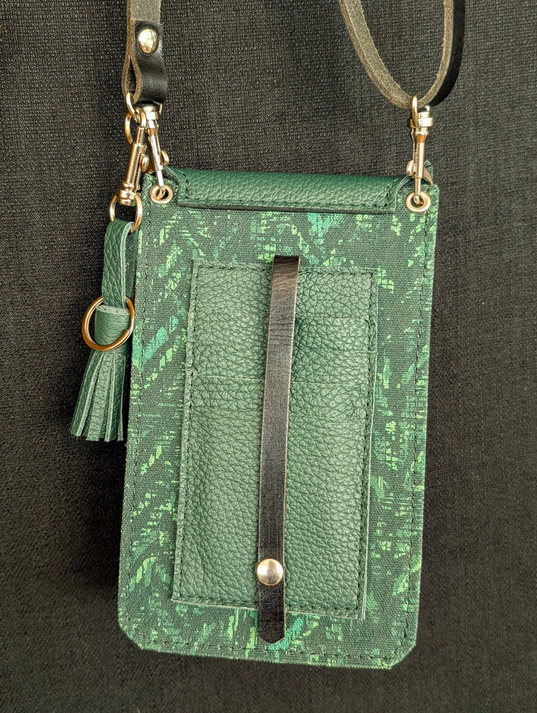 dos de la pochette; poches pour cartes bancaires